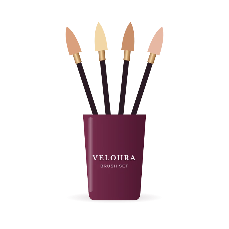 8-Piece Makeup Brush Set